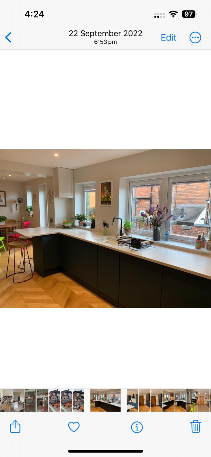 Modern kitchen with island
